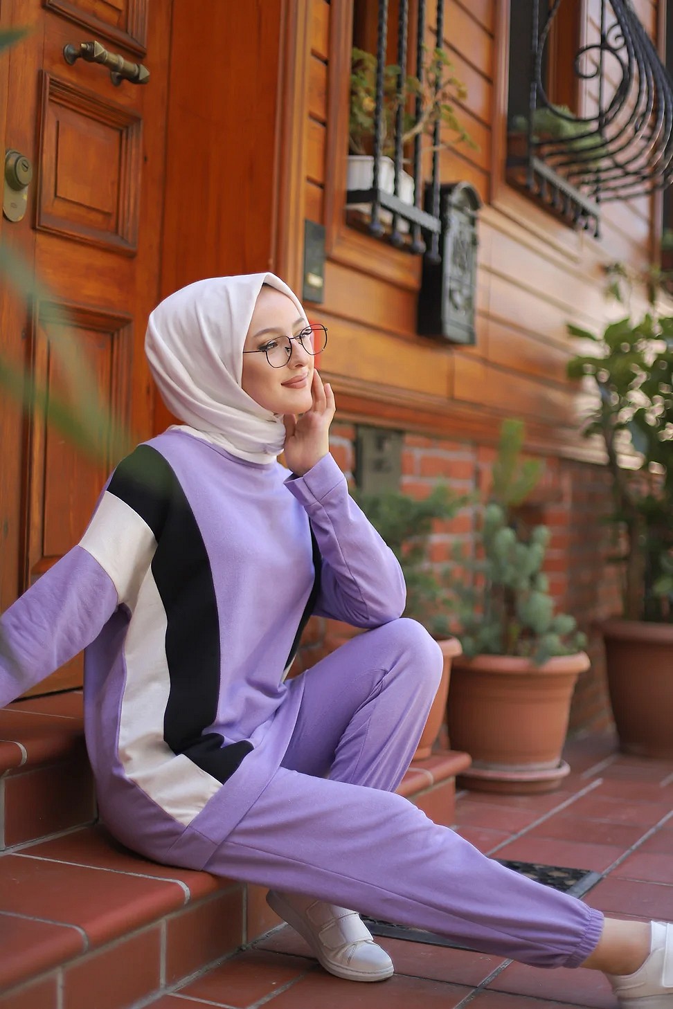 Ensemble survêtement deux pièces sweat et pantalon (Hijab sport
