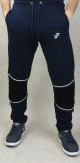 Pantalon Jogging molletonne genoux zippes pour homme - Marque Best Ummah - Couleur Bleu marine