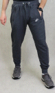 Pantalon de Jogging large molletonne poches zip pour homme - Marque Best Ummah - Couleur Gris fonce chine
