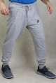 Pantalon jogging large molletonne poches zippees pour homme - Marque Best Ummah - Couleur Gris clair chine
