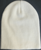 Bonnet d'hiver blanc long