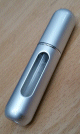 Mini-atomiseur de parfum pour Voyage - Bouteille vaporisateur vide en aluminium - Argent