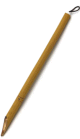 Qalam pour calligraphie arabe ou autre - Plume pour ecriture calligraphique (Longueur 23 cm) - Calame en bambou