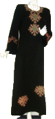 Abaya noire avec chale (Taille XXXL)