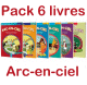 Pack Collection Arc-En-Ciel en 6 tomes - Manuels d'Enseignement Pedagogique des Bases de l'Islam